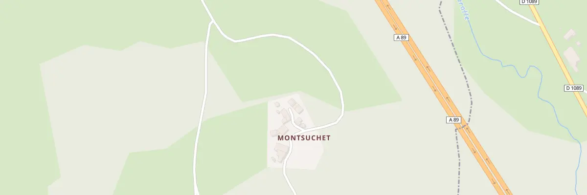 Plan du 5112 Montsuchet à Chabreloche
