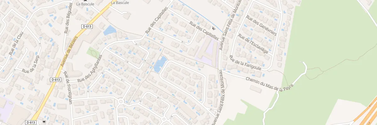 Plan du 41 Rue Castagnole à Gigean