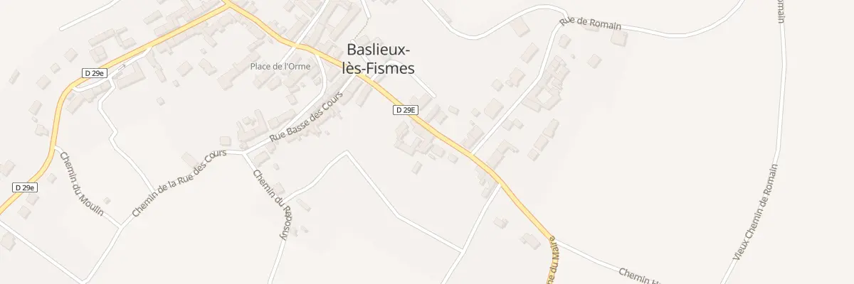 Plan du 10 Rue de Lorraine à Baslieux-lès-Fismes