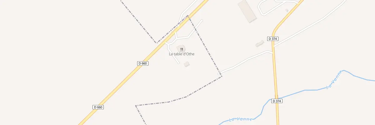 Plan de Che du Haut à Paisy-Cosdon