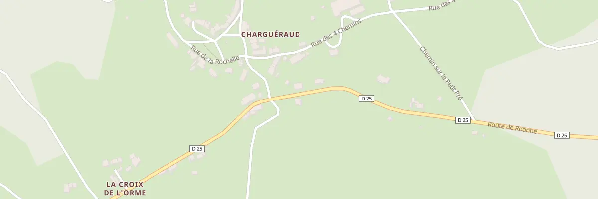 Plan du 5178 La Couche à Châtel-Montagne