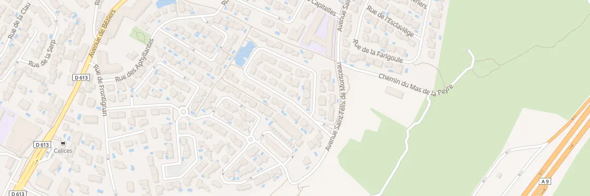 Plan du 2 Rue Castagnole à Gigean