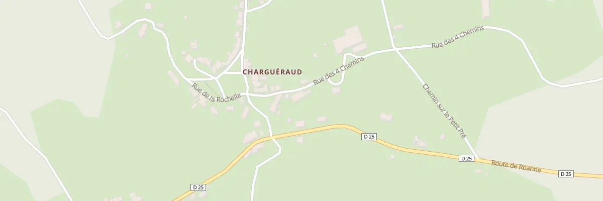 Plan du 5176A Sur le Plan Chargueraud à Châtel-Montagne