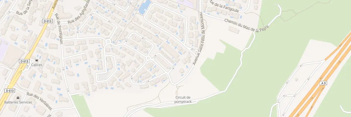 Plan du 17 Rue de l’Etang de Thau à Gigean
