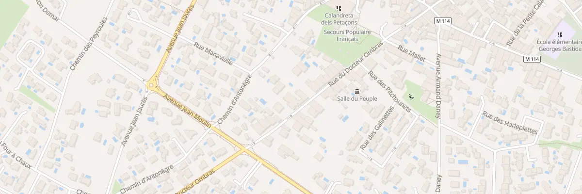 Plan du 22 Rue Docteur Ombras à Cournonterral