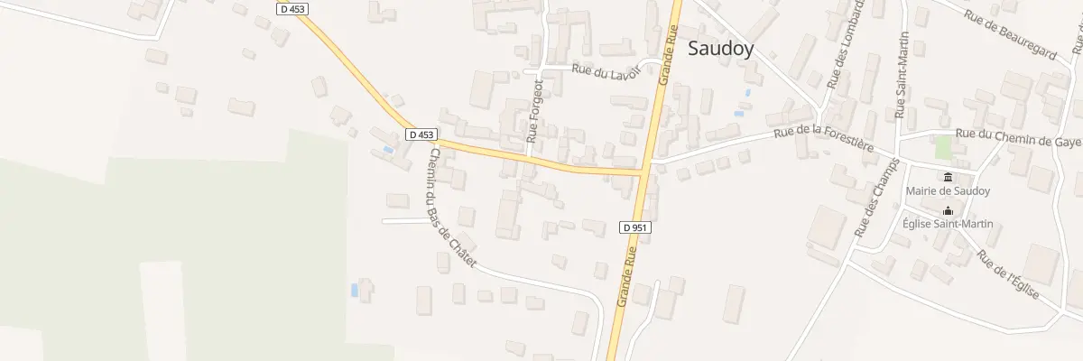 Plan du 7 Rue du Plessis à Saudoy