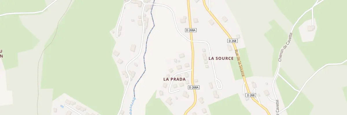 Plan du 5300 Lot La Prada à Vertolaye