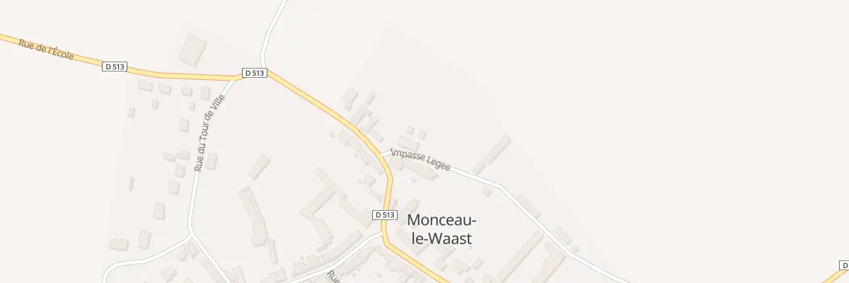 Plan du 7 Imp Legee à Monceau-le-Waast
