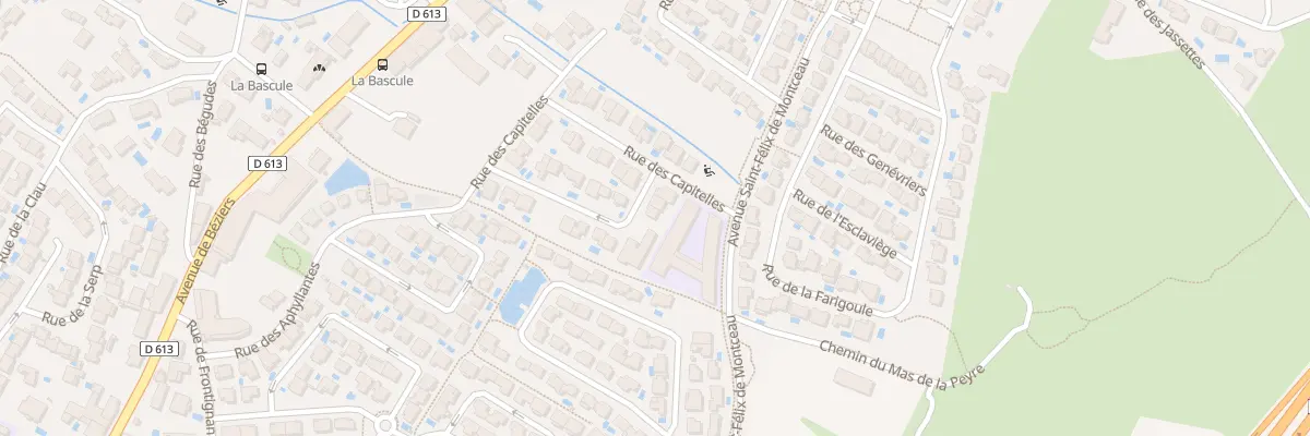 Plan du 40 Rue des Capitelles à Gigean