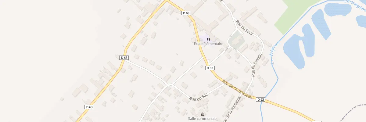 Plan du 2 Rue de Méry à Erlon