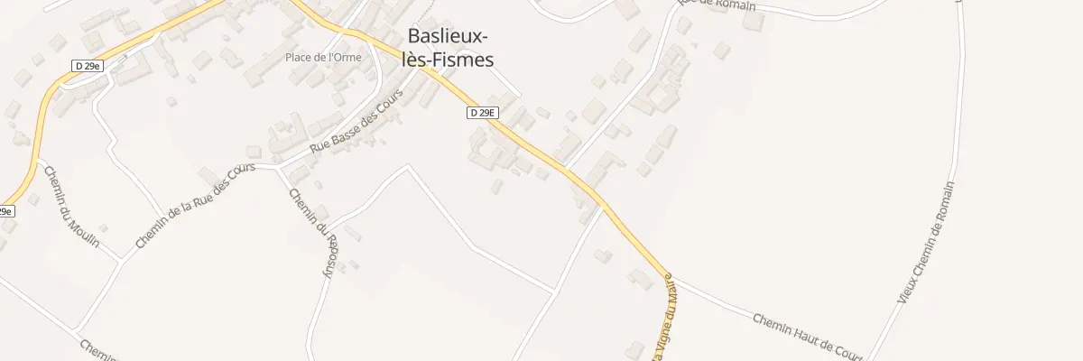 Plan du 14 Rue de Lorraine à Baslieux-lès-Fismes