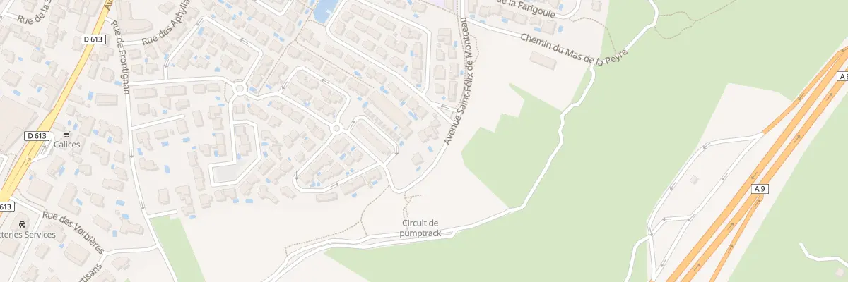 Plan du 5 Rue Castagnole à Gigean