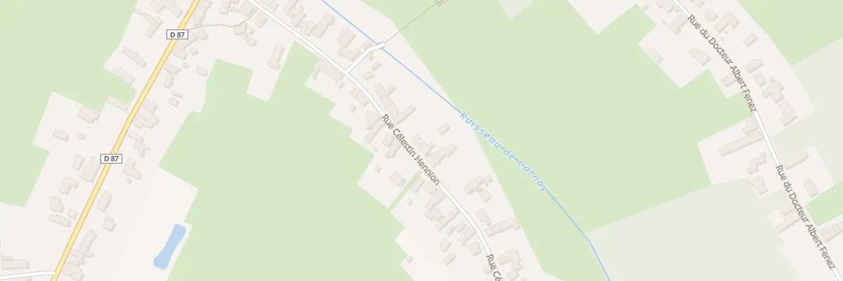 Plan du 286 Rue Celestin Hennion à Gommegnies