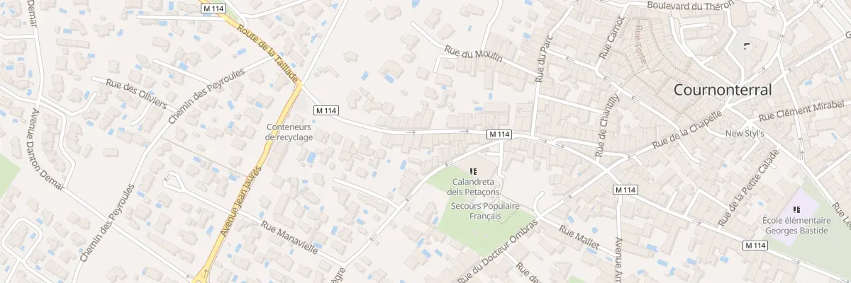 Plan du 37T Rue Aimé Treboulon à Cournonterral