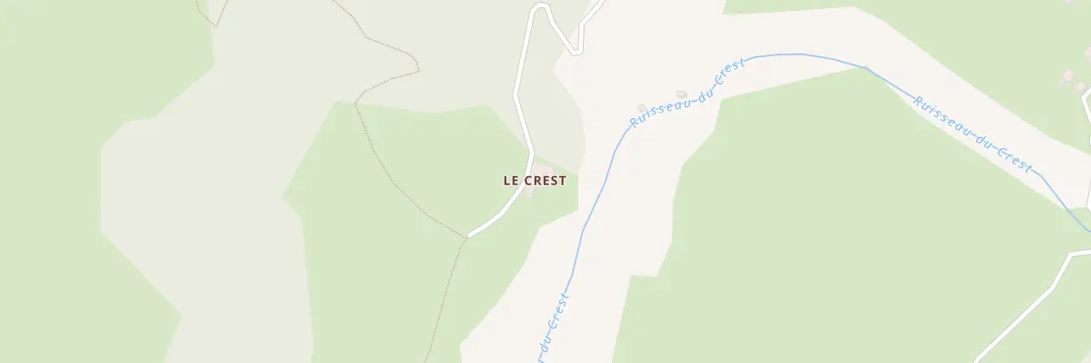 Plan du 5100 Le Crest à Saint-Haon