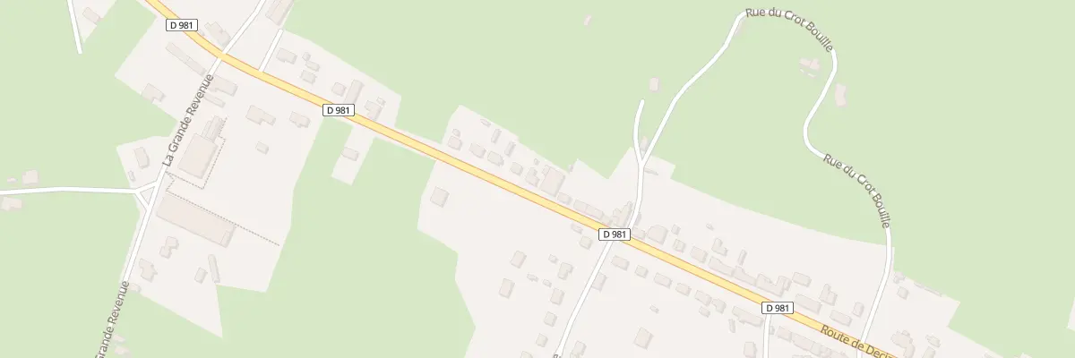 Plan du 48 Rte de Decize à Fours
