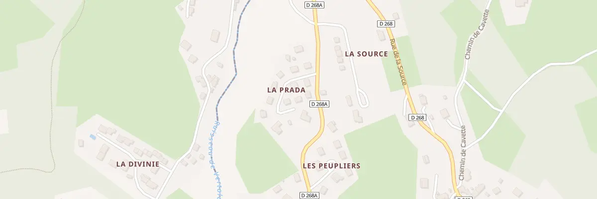 Plan du 5302 Lot La Prada à Vertolaye
