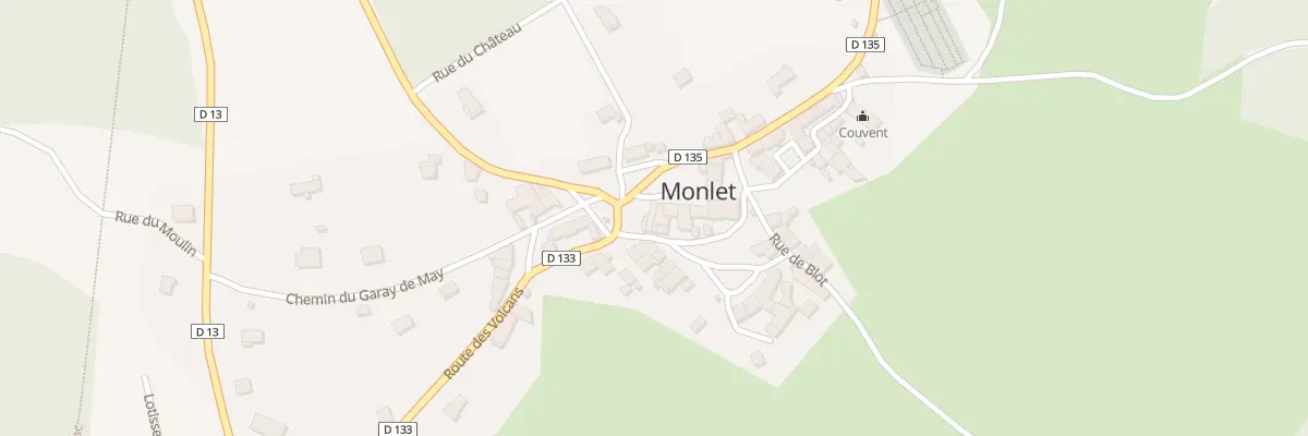 Plan du 5059 Le Bourg à Monlet