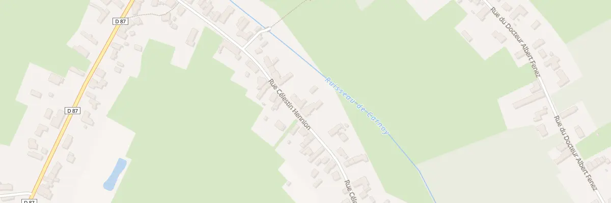 Plan du 300 Rue Celestin Hennion à Gommegnies