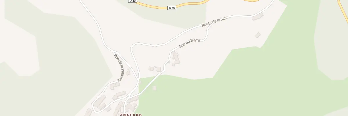 Plan du 5159 Anglard à Alleyras