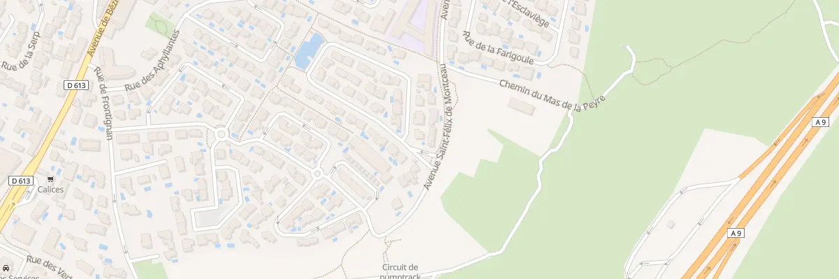 Plan du 65 Rue Castagnole à Gigean