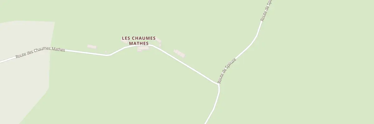 Plan du 30 Les Chaumes Mathe à Ougny