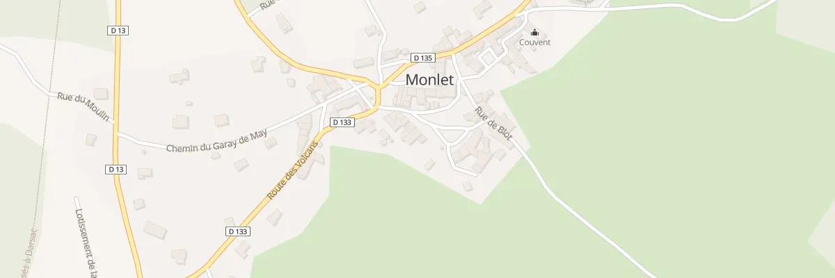 Plan du 5068 Le Bourg à Monlet