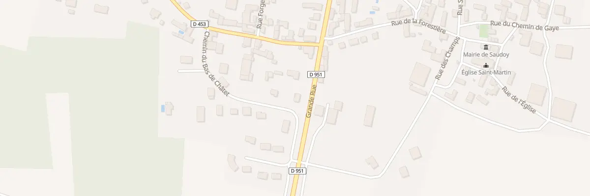 Plan du 7B Rue du Bas de Châtet à Saudoy