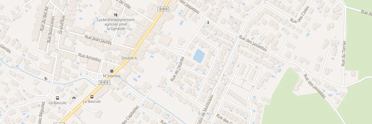 Plan du 1 Rue de la Draille à Gigean