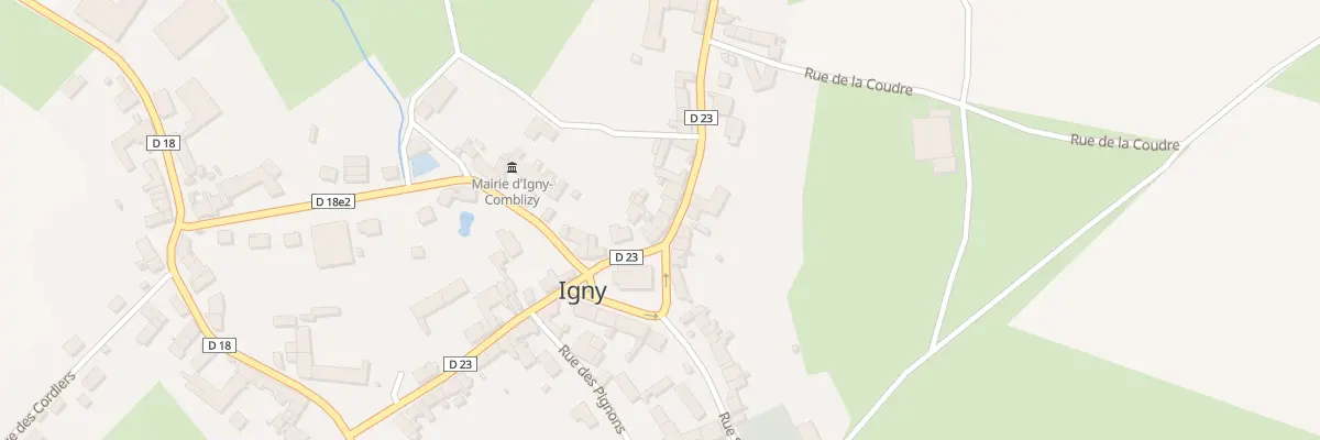 Plan du 3 Rue du Chateau Gaillard à Igny-Comblizy