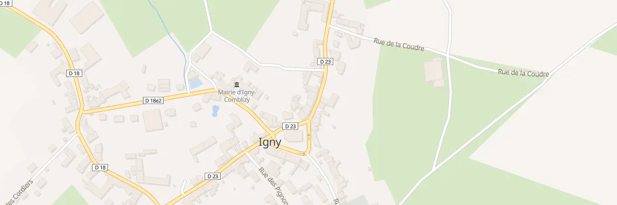 Plan du 5 Rue du Chateau Gaillard à Igny-Comblizy