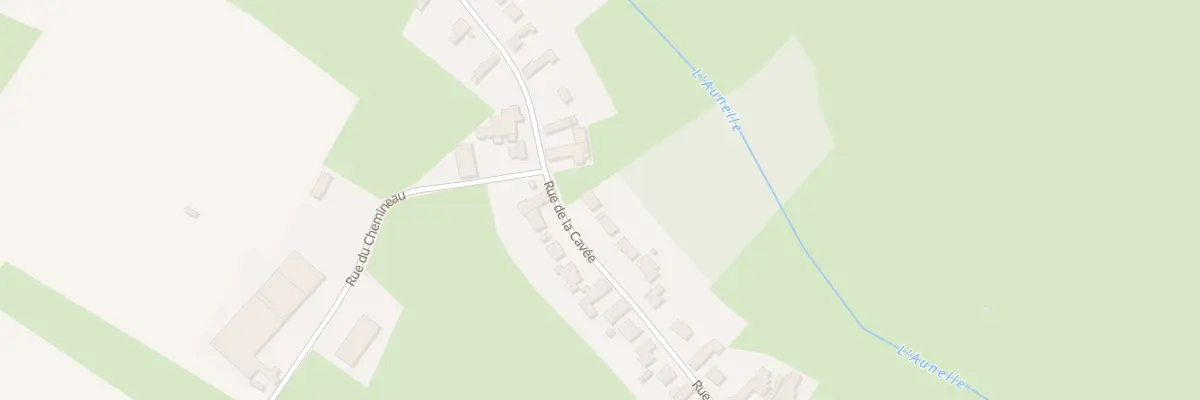 Plan du 590 Rue de la Cavée à Gommegnies