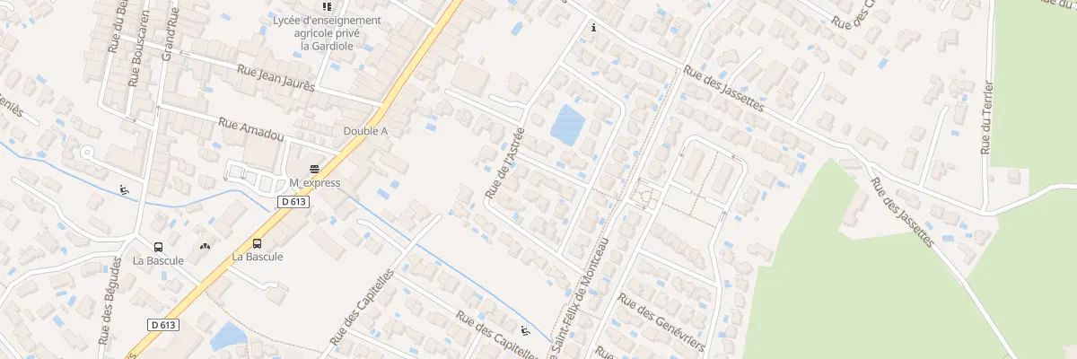 Plan du 2 Rue de la Draille à Gigean