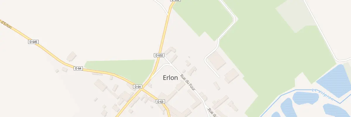 Plan du 3 Rue du Four à Erlon