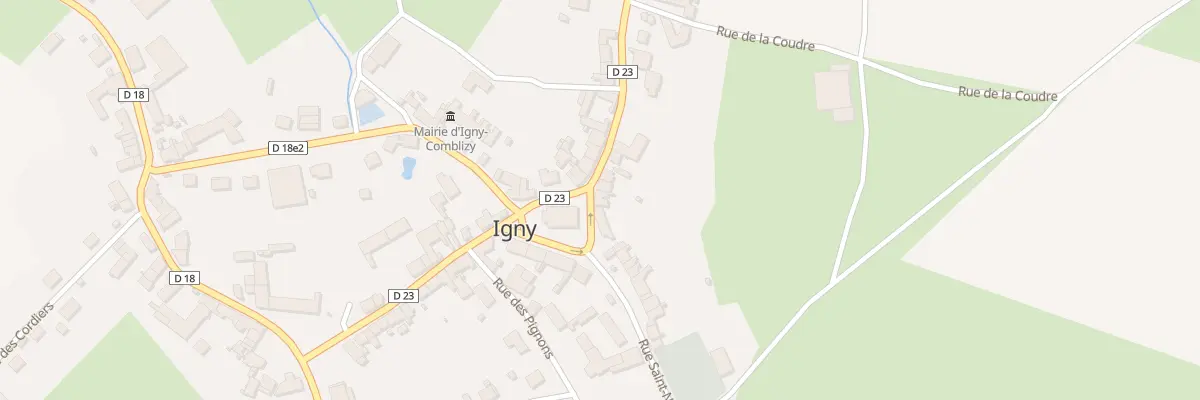 Plan du 2 Rue du Chateau Gaillard à Igny-Comblizy