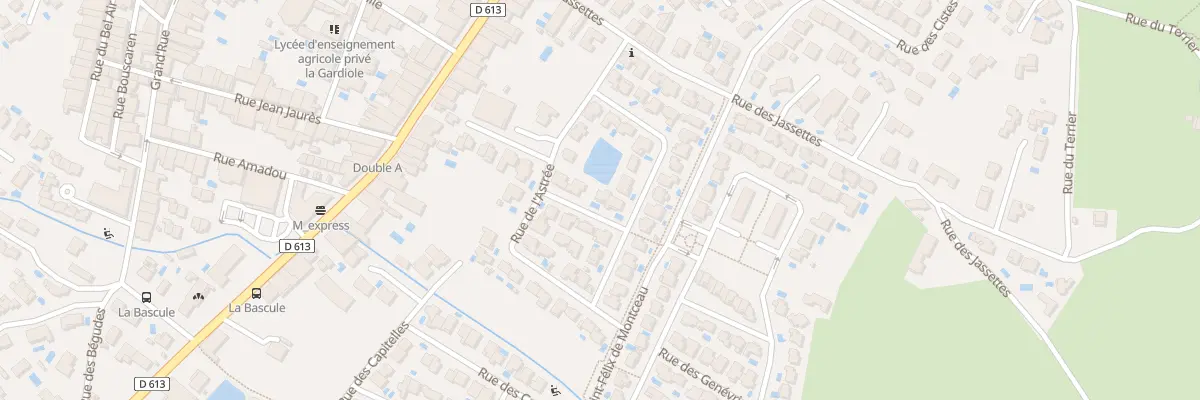 Plan du 5 Rue de la Draille à Gigean