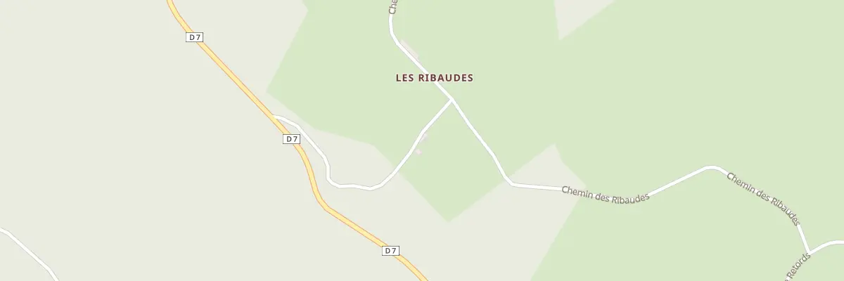 Plan du 1 Che des Ribaudes à La Chabanne
