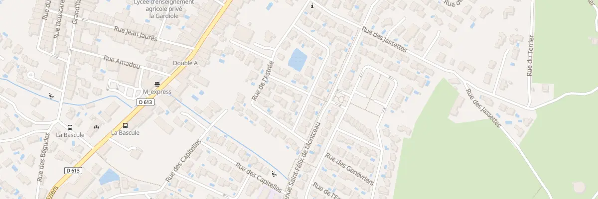 Plan du 6 Rue de la Draille à Gigean