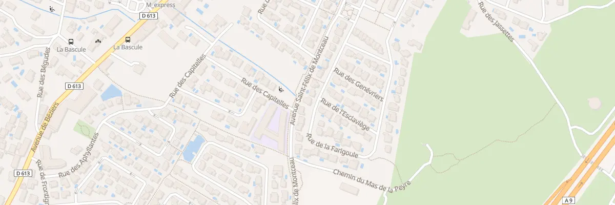 Plan du 20 Rue de la Farigoule à Gigean