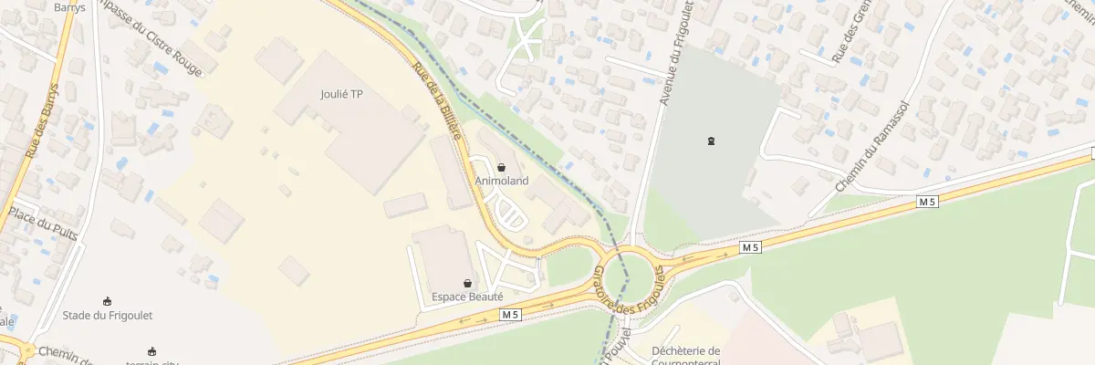 Plan du 100 Rue de la Billiere à Cournonsec