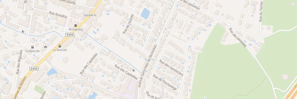 Plan du 15 Rue de la Draille à Gigean