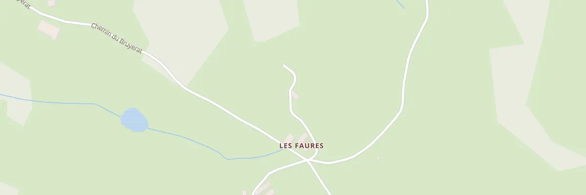Plan du 23 Che du Bruyerat à Châtelus