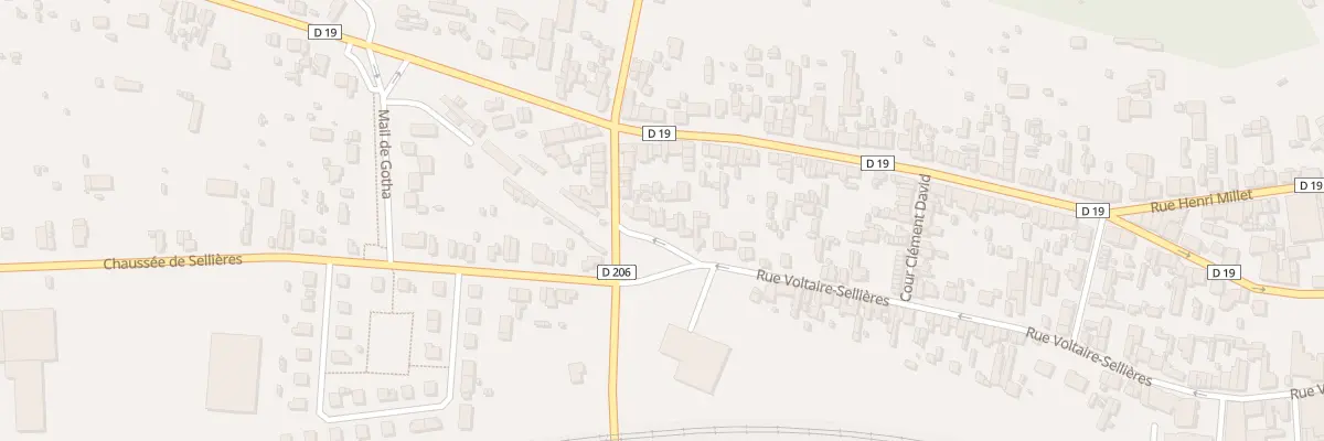 Plan du 172 Rue Voltaire Sellières à Romilly-sur-Seine