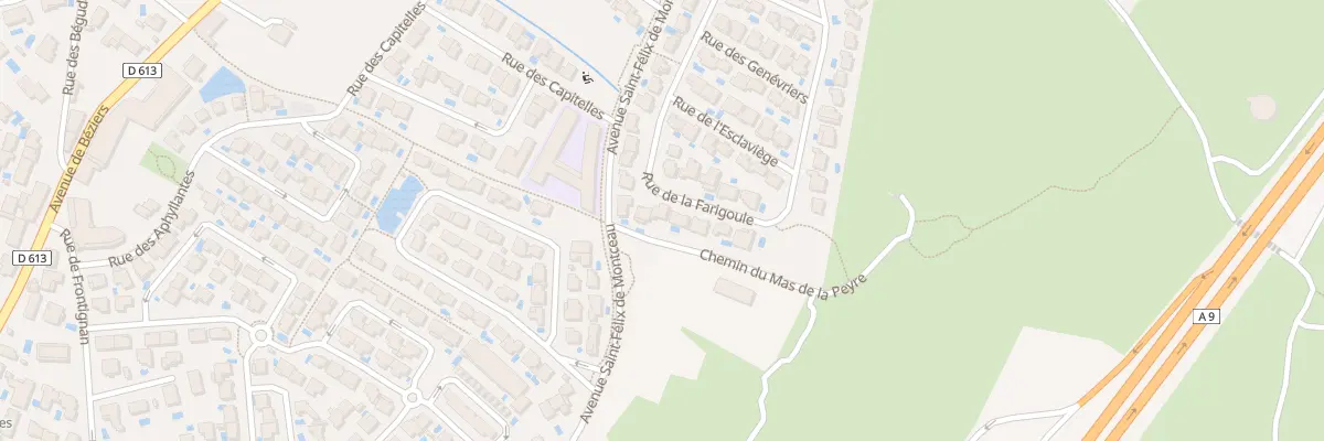 Plan du 22A Rue de la Farigoule à Gigean