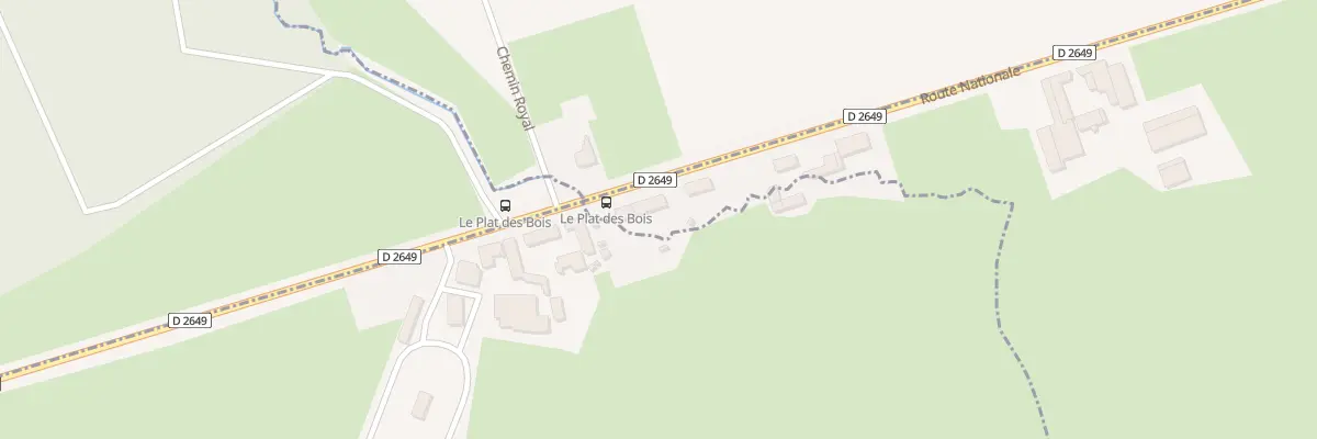Plan du 99B N Rte Nationale à Saint-Waast