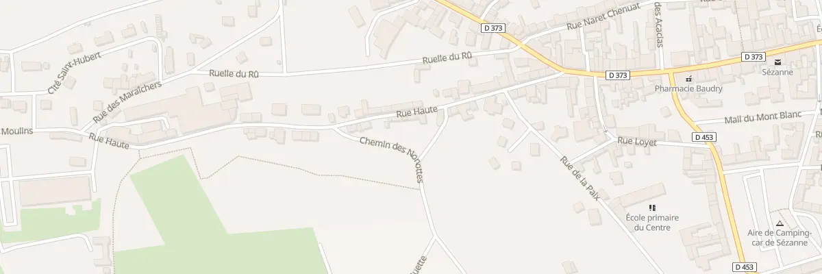 Plan du 38 Rue Haute à Sézanne