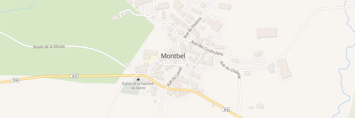 Plan du 5051 Montbel Village à Montbel
