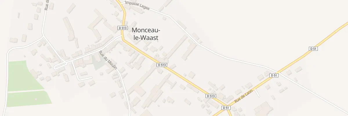 Plan du 17 Grande Rue à Monceau-le-Waast