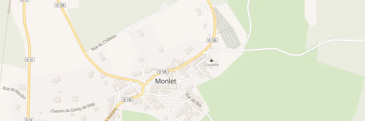 Plan du 5016 Le Bourg à Monlet