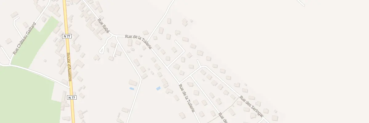Plan du 4 Rue du Parc à Pontigny